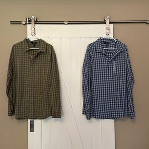 Alaskan Hardgear XLtall, slim fit, gingham long sleeve button up.